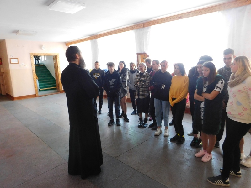 Встреча учащихся с Иереем Сергием Плотницким