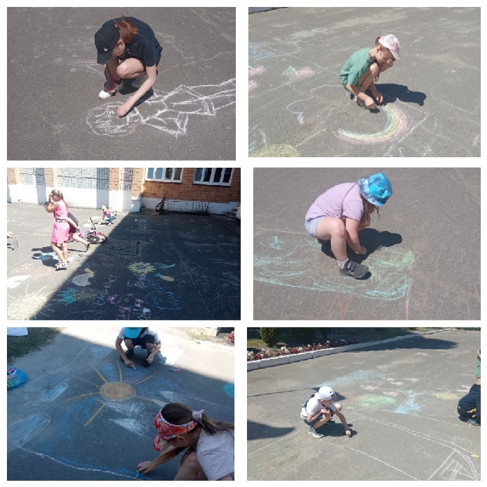 Рисунки на асфальте Рисунки на асфальте