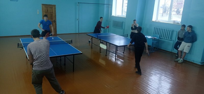 Соревнования по настольному теннису