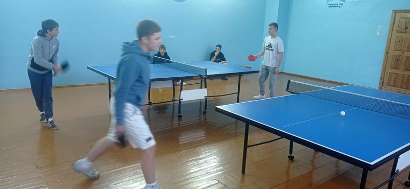 Соревнования по настольному теннису