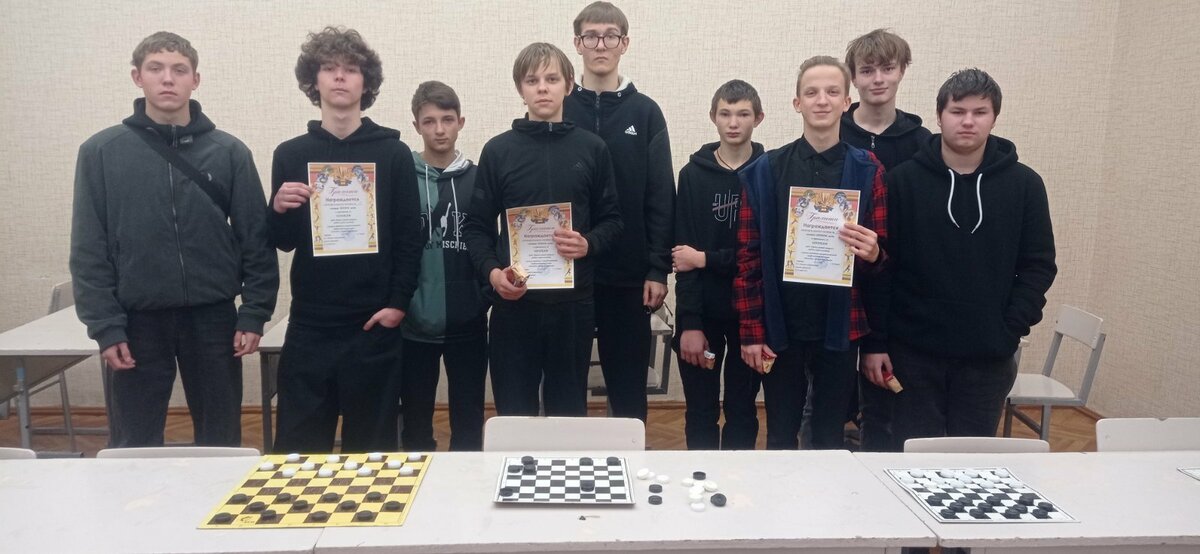 Соревнования по шашкам в рамках акции «Молодёжь против наркотиков»